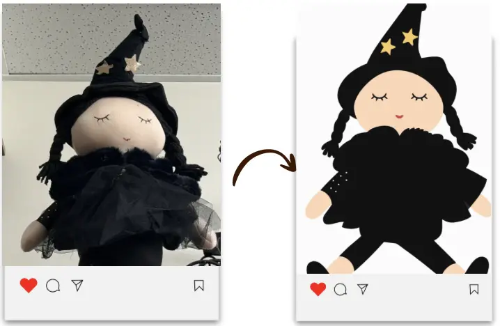 Convert any photo, picture, or screenshot into scalable vector art online. Create high-quality illustrations, t-shirt designs, posters, logos, and merchandise-ready graphics for digital or print use.